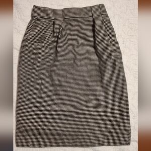 Jones New York Petite Houndstooth Skirt